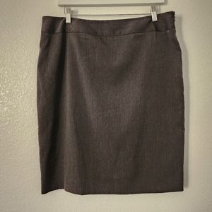 Anne Klein dark grey pencil skirt size 14